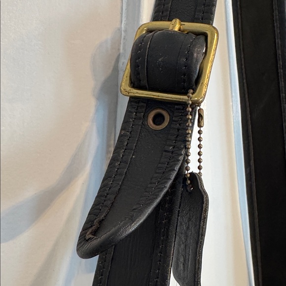 Vintage Coach Taft 9980 Black Leather Shoulder Bag - Picture 2 of 16